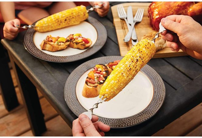 Hovedbilde Maisgafler 8pk stål Napoleon