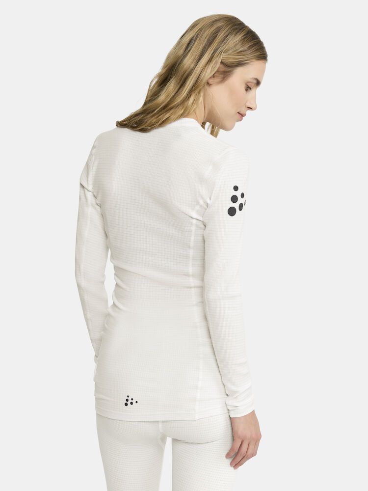 CRAFT NOR Pro Wool Extreme X LS Dame White/Blaze