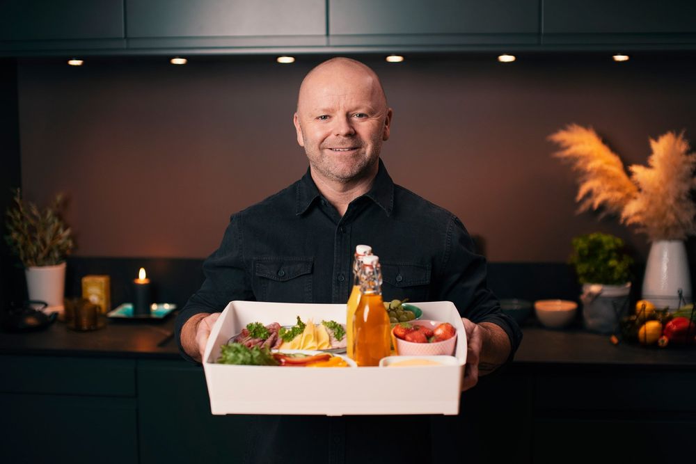 Redningsvest til flaske + Cooltray serveringsbrett