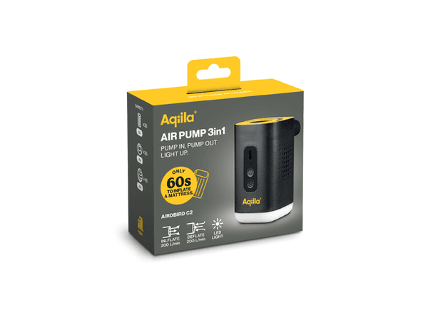 Hovedbilde Aqiila Airbird C2 Luftpumpe med lykt