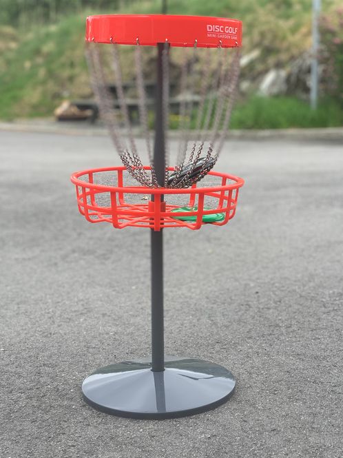 Hovedbilde Mini Discgolfsett med korg