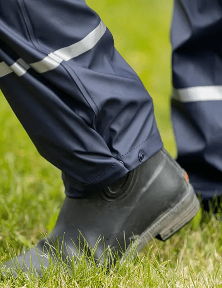 Bergen unisex regnsett i marine