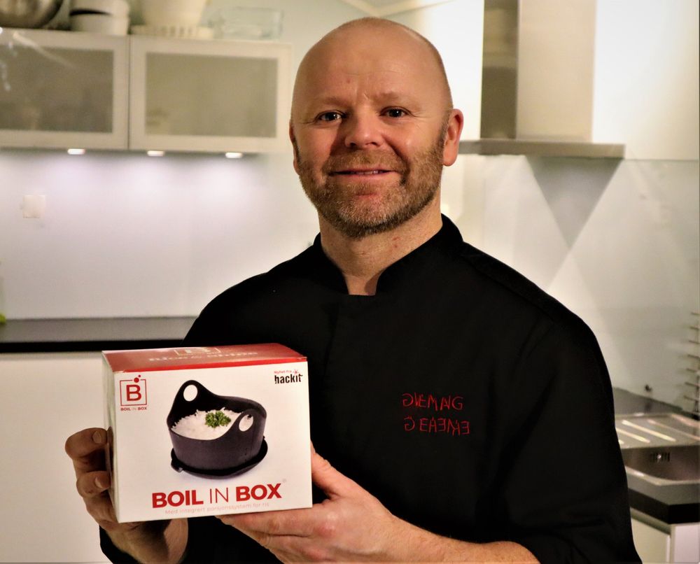 Boil in Box - Gjør det enkelt å koke ris - Hackit