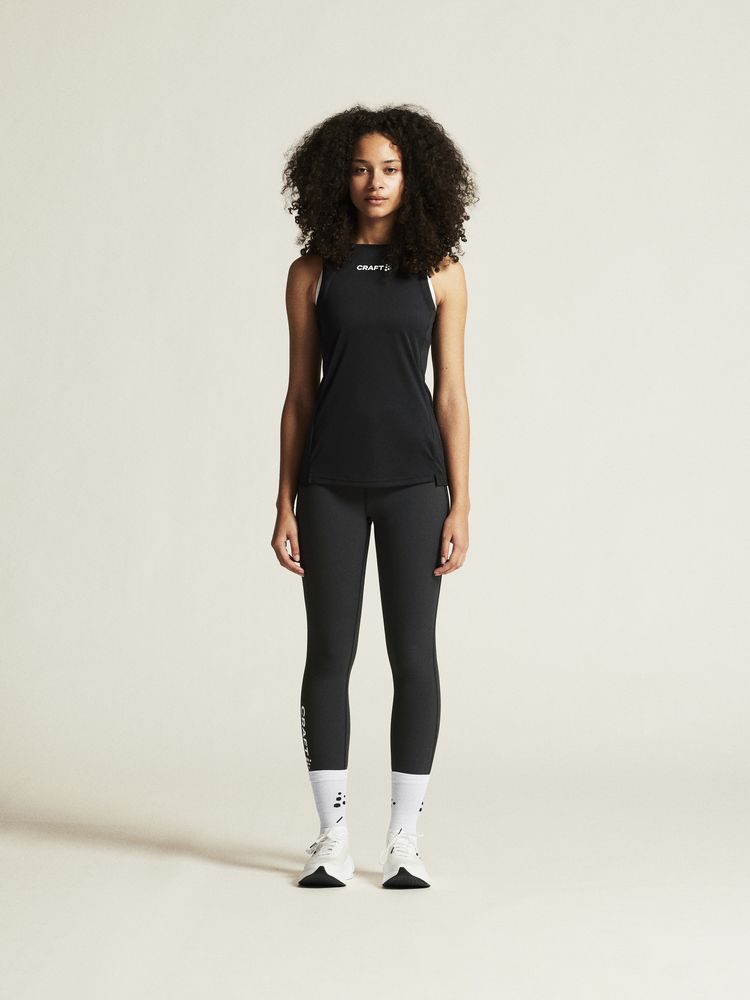 Craft Rush singlet dame Black
