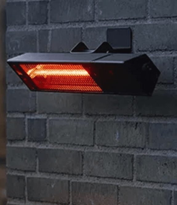 Hovedbilde Nordic Sense Terrassevarmer for vegg 1500 watt Svart - Varmelampe