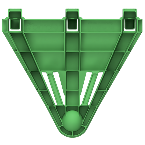 Hovedbilde Binroller / Holder for 2 søppelspann til hengerfeste på bil