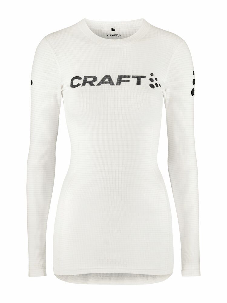 CRAFT NOR Pro Wool Extreme X LS Dame White/Blaze