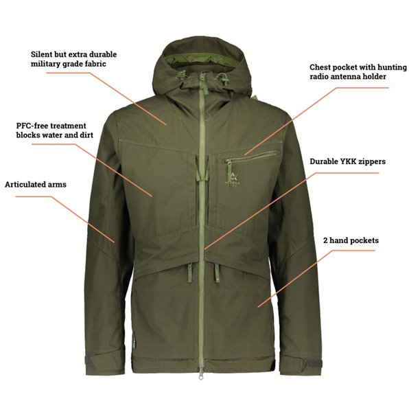 Hovedbilde Alaska Ranger Ms Jakke, Hunter Green