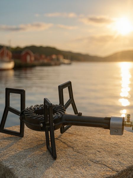 Hovedbilde Krabbekoker gass i støpejern - 8 kw - Mustang