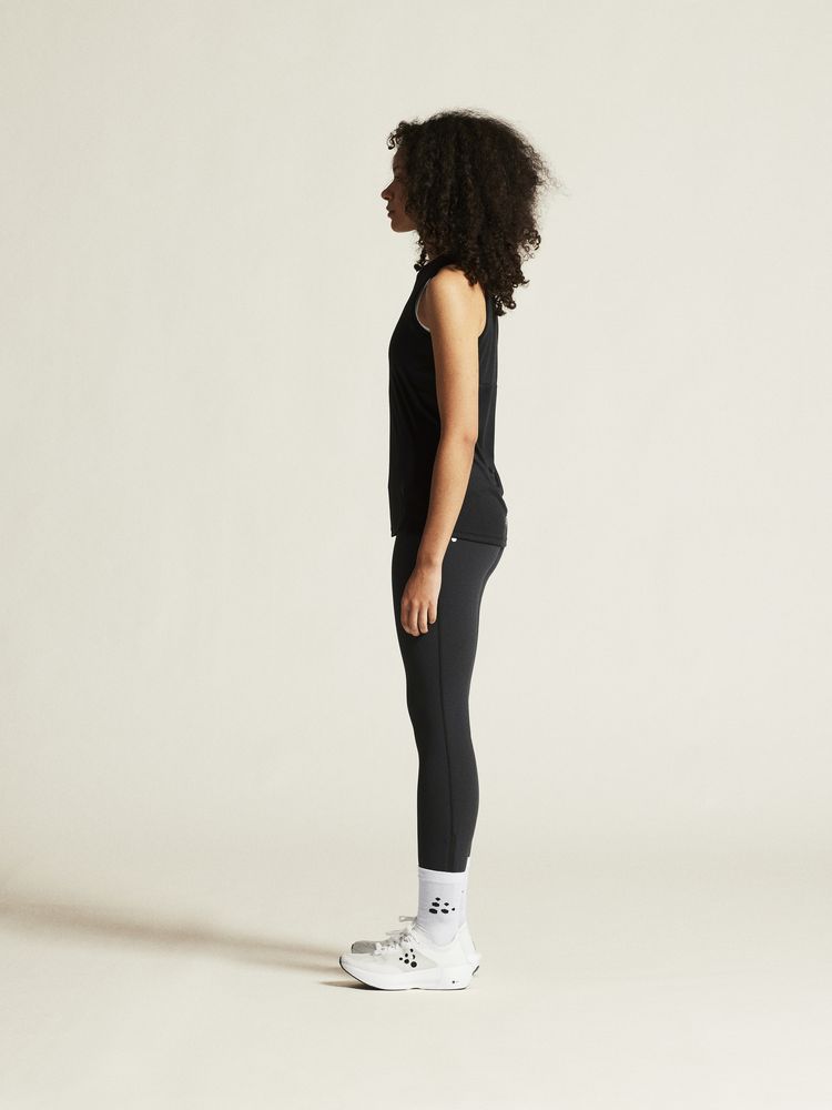 Craft Rush singlet dame Black