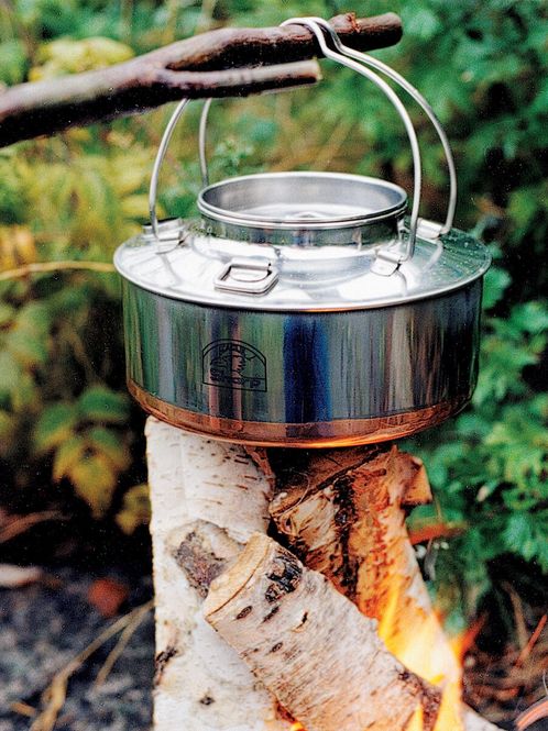 Hovedbilde Bålkjele med kobberbunn Rustfri - 0,7 liter