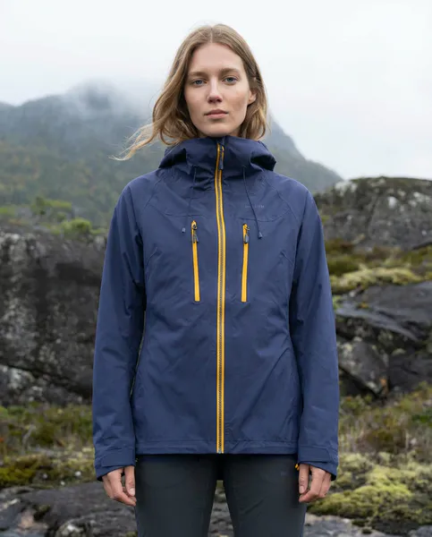 Hovedbilde Knappen Teknisk 3 lags jakke til dame Blå