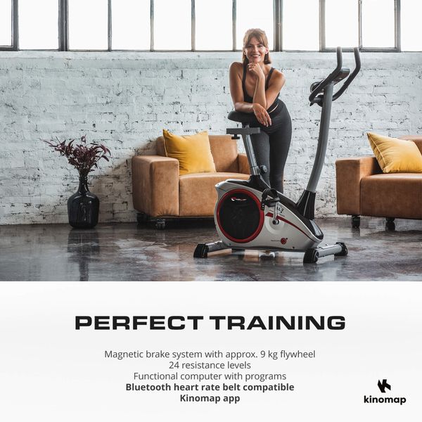 Hovedbilde AL 2 trimsykkel sølv - Ergometer trimsykkel i særklasse!