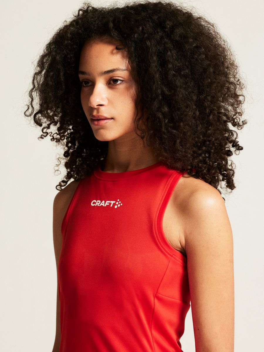 Craft Rush singlet dame Bright Red