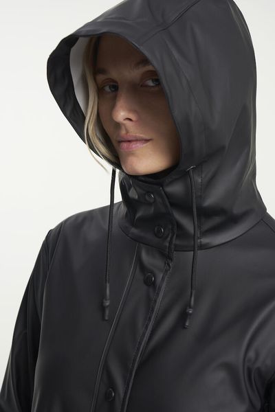 Hovedbilde Apelviken PU regnkåpe til dame i sort