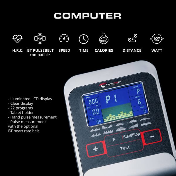 Hovedbilde AL 2 trimsykkel sølv - Ergometer trimsykkel i særklasse!
