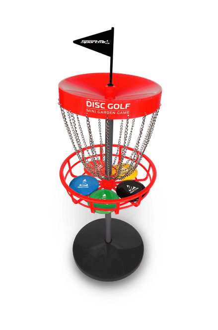 Hovedbilde Mini Discgolfsett med korg