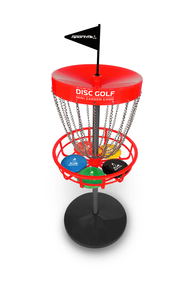 Mini Discgolfsett med korg