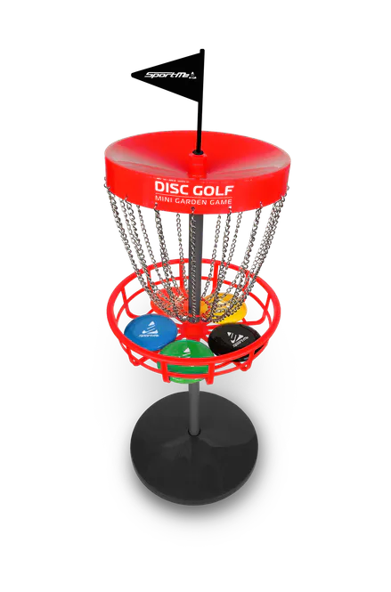 Hovedbilde Mini Discgolfsett med korg