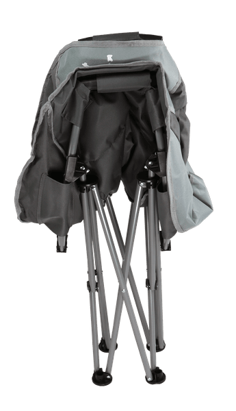 Hovedbilde  BÅL Månestol Grå Med god polstring - lakkert stål