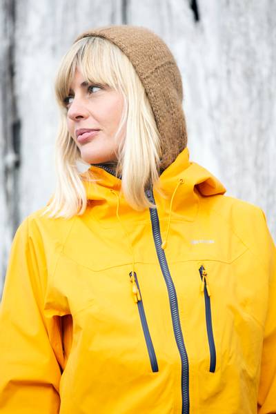 Hovedbilde Knappen Teknisk 3 lags jakke til dame Gul